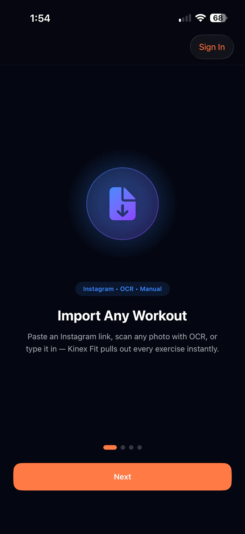 Kinex Fit screenshot 1