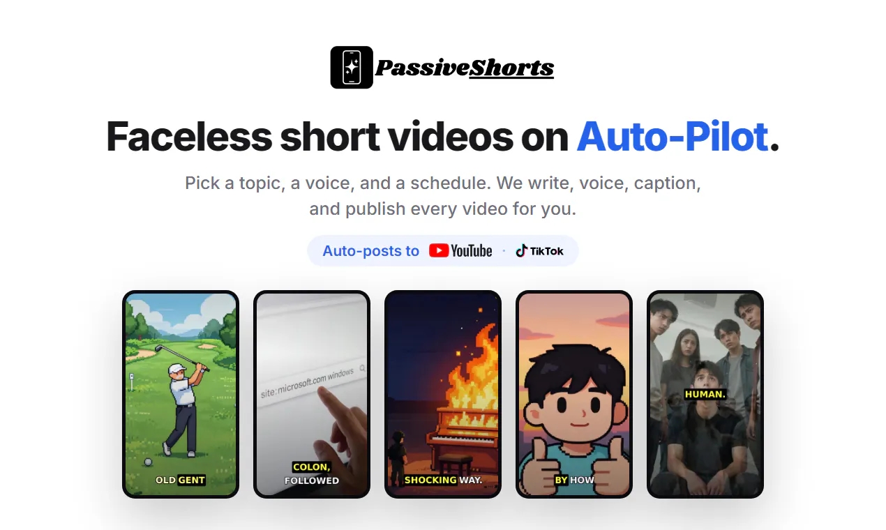 PassiveShorts gallery image