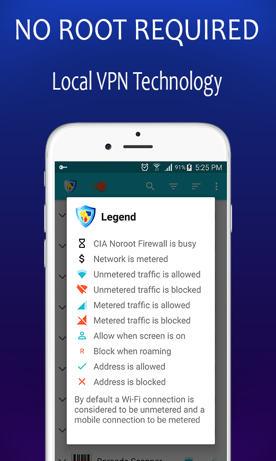 CIA Noroot Firewall - Firewall for Android gallery image