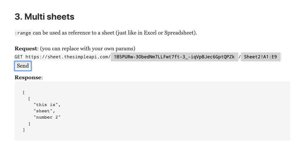 Simple Sheet API gallery image