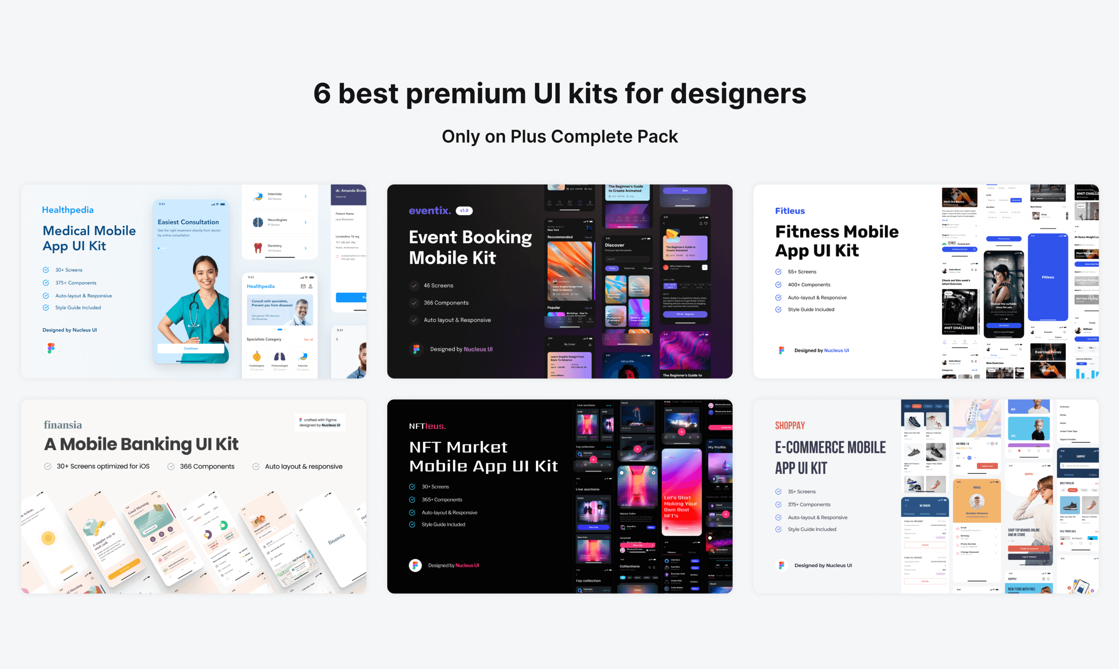 NUCLEUS UI – Figma Kit & Design System media 4