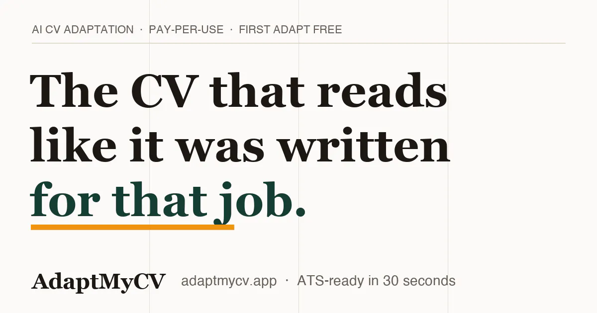 AdaptMyCV gallery image