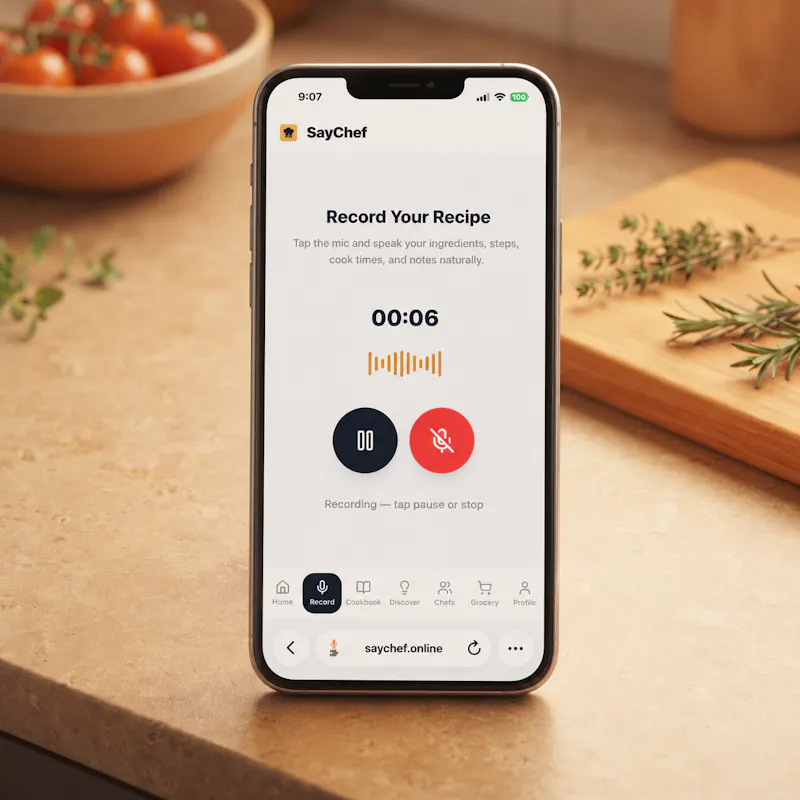 SayChef screenshot 2