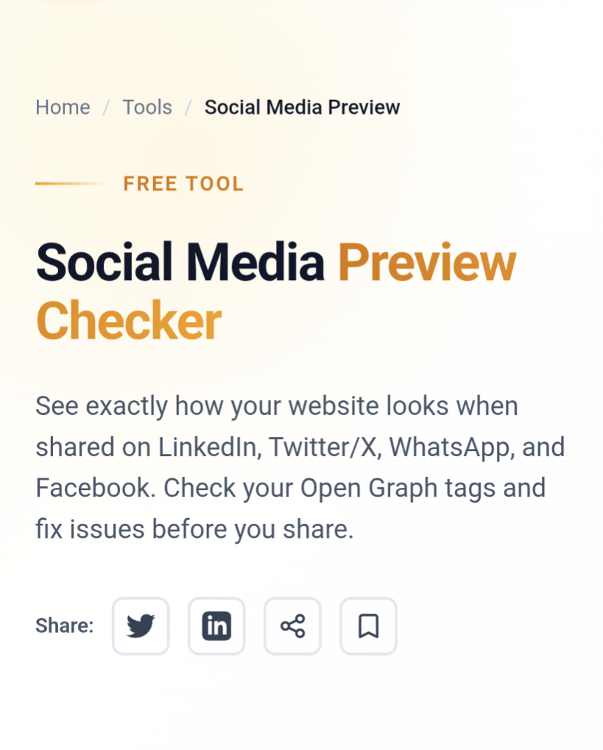 Social Media Preview Checker logo
