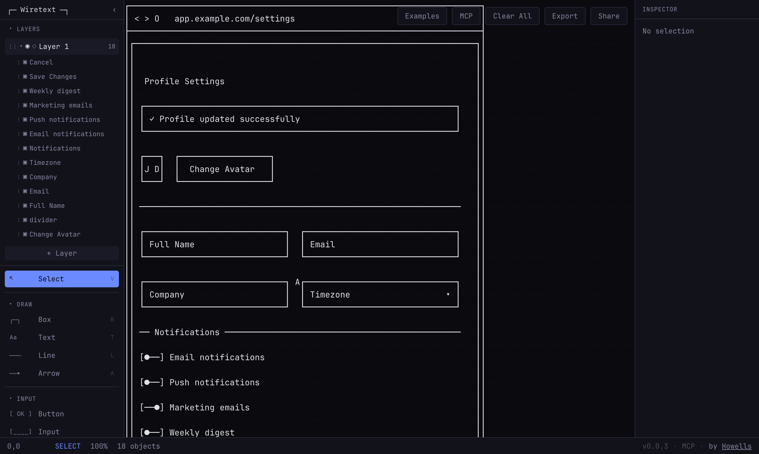 Wiretext - Screenshot 3 showing product features and functionality