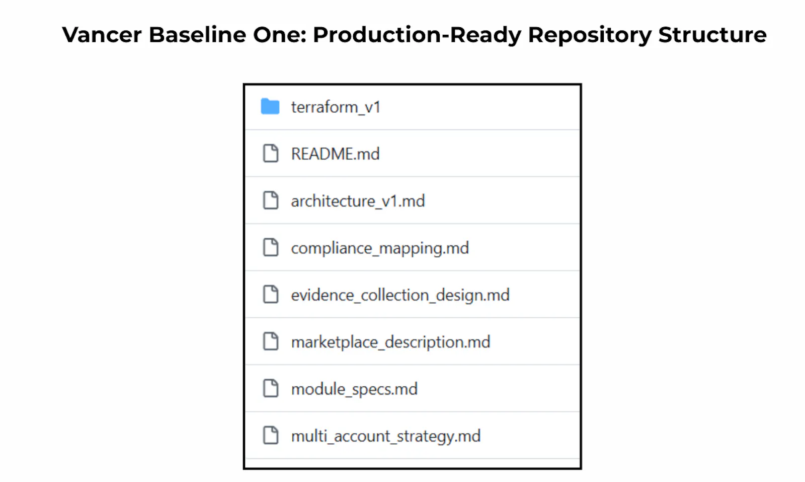 Vancer Baseline One: Hardened AWS screenshot 3