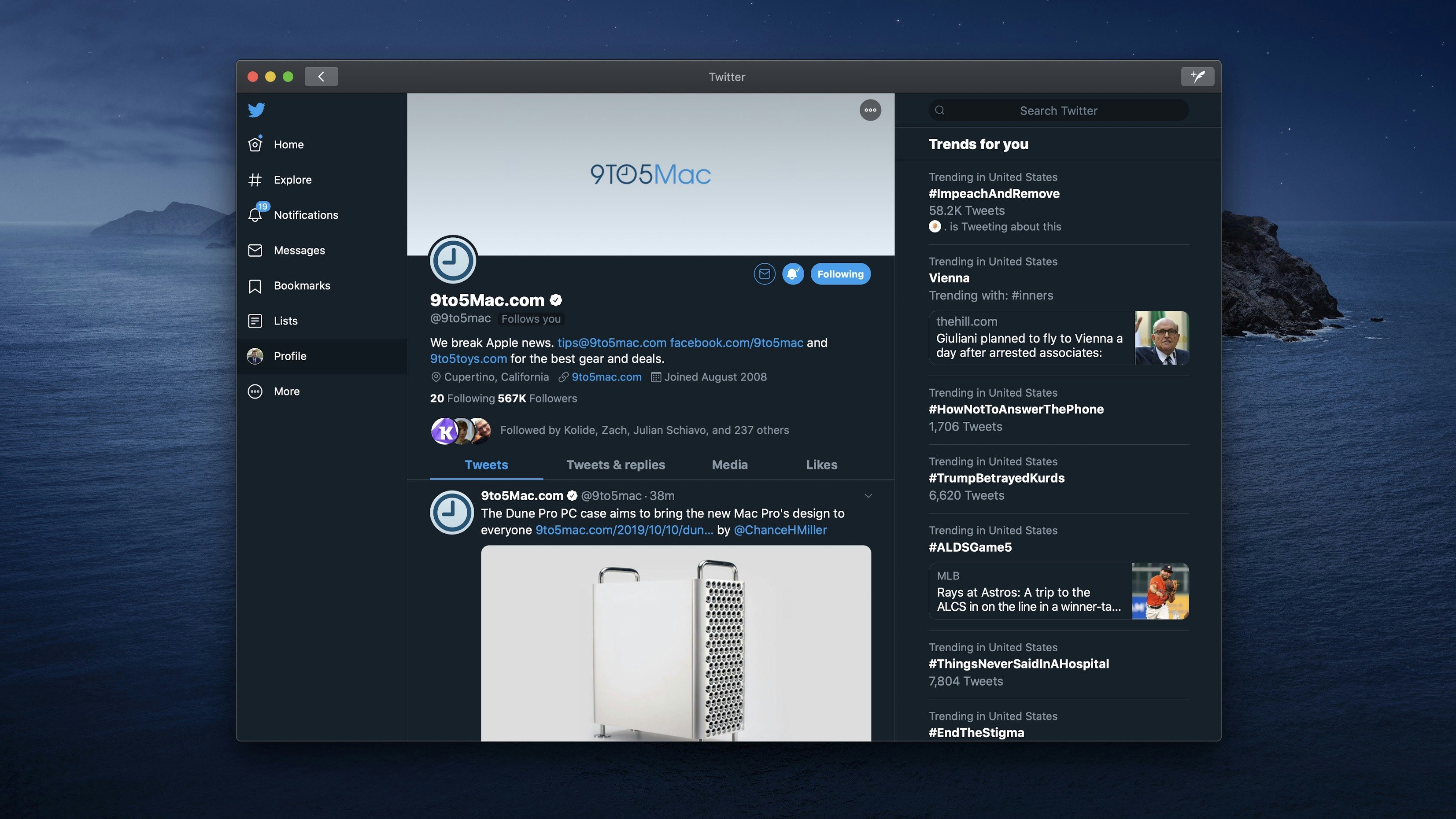 The New Twitter for Mac Image