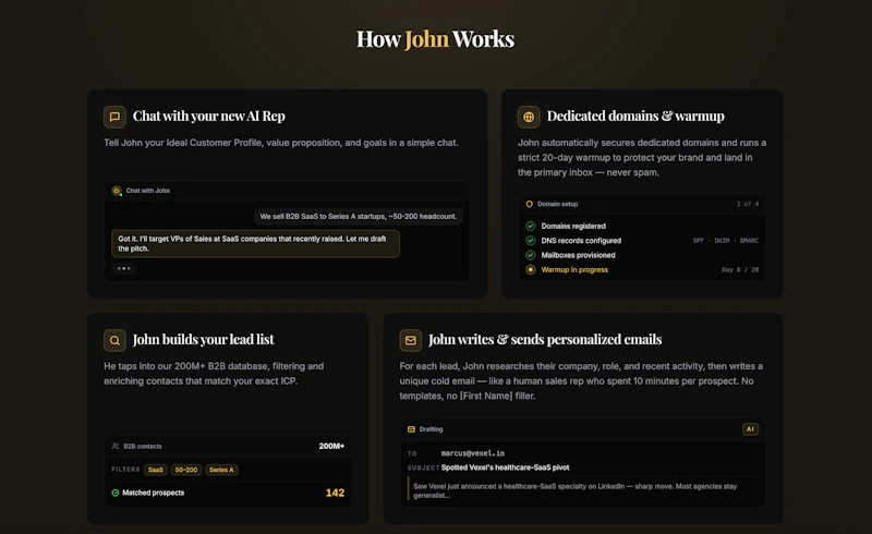Vinti AI - Meet John, Your AI Sales Rep screenshot 2