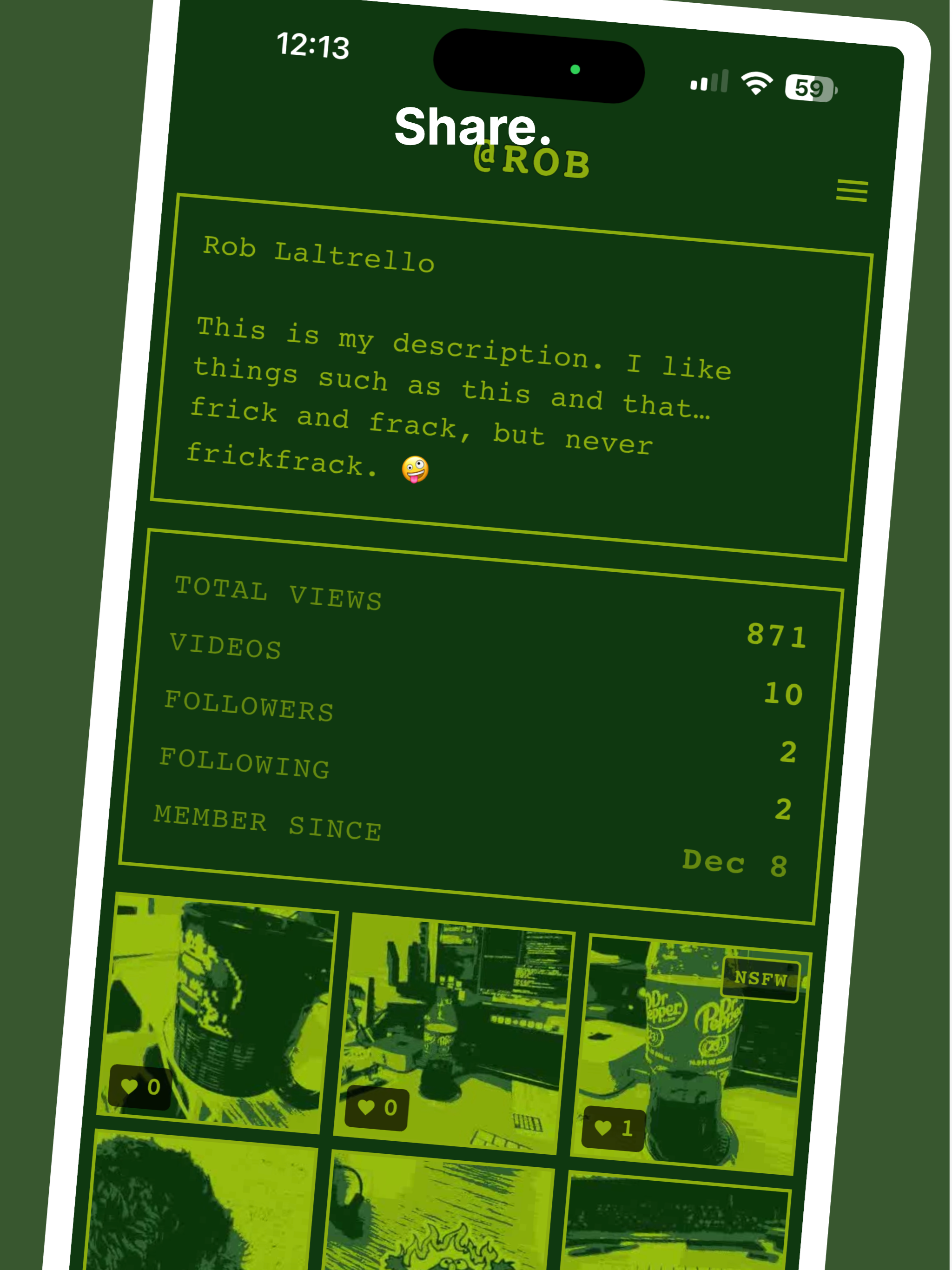 FrickFrack - Screenshot 5 showing product features and functionality