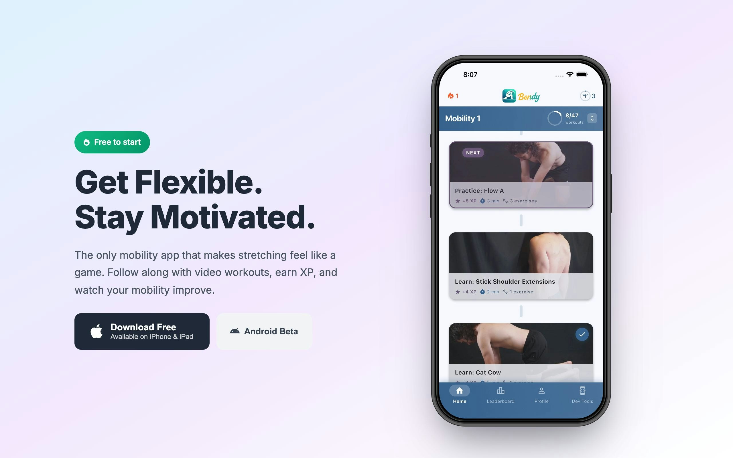 Bendy - Main product screenshot demonstrating key features and user interface