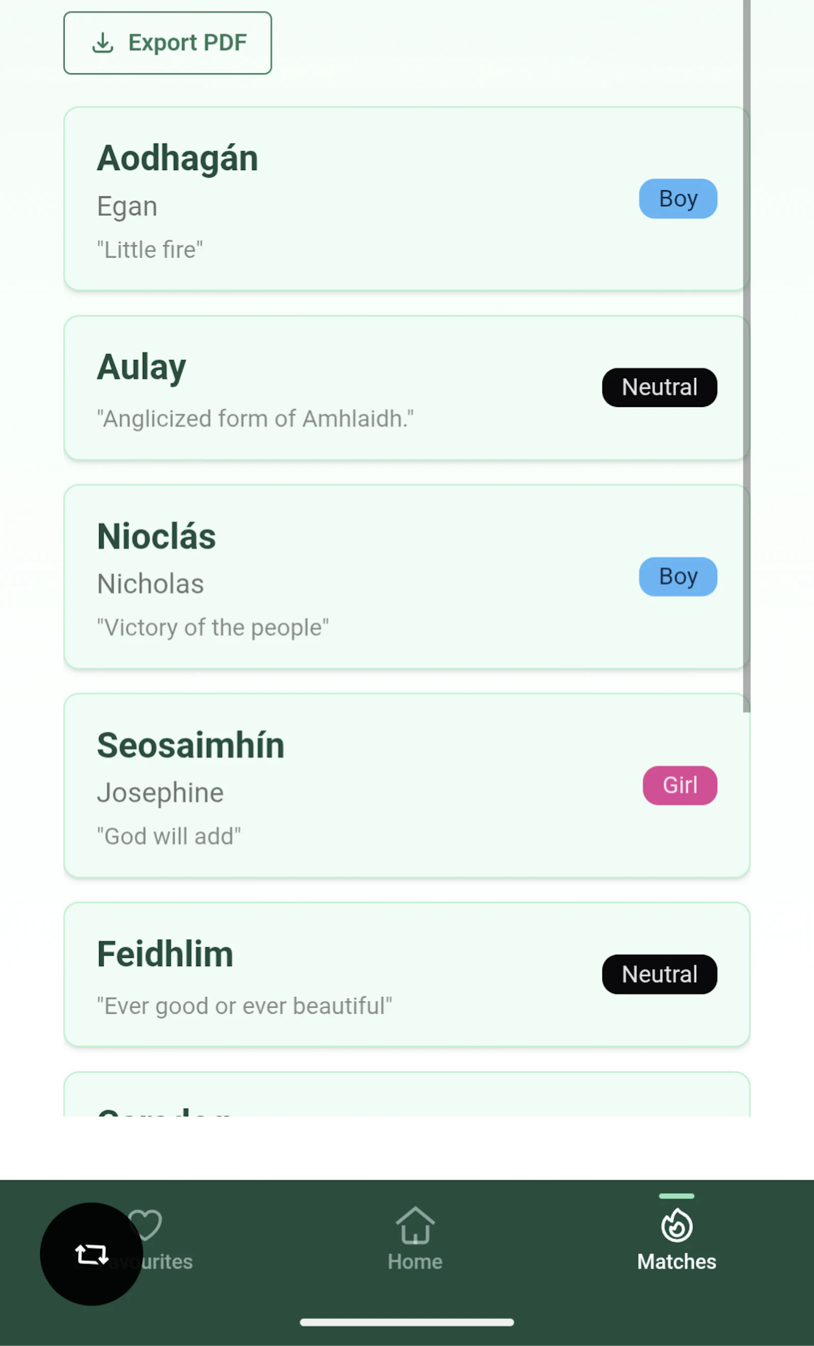 Celtic Baby Names — Baby Name Finder screenshot 4
