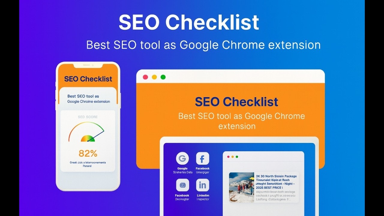 SEO Checklist v1.2.9 Chrome Extension gallery image