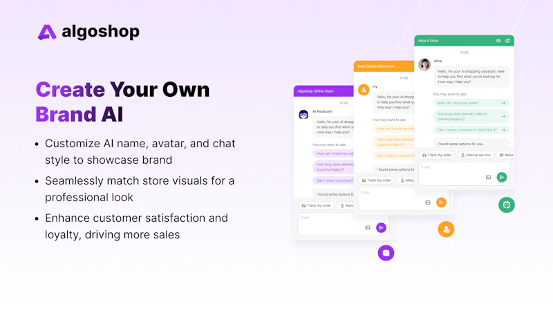 Algoshop AI Sales Chatbot screenshot 4