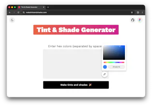 Tint & Shade Generator gallery image