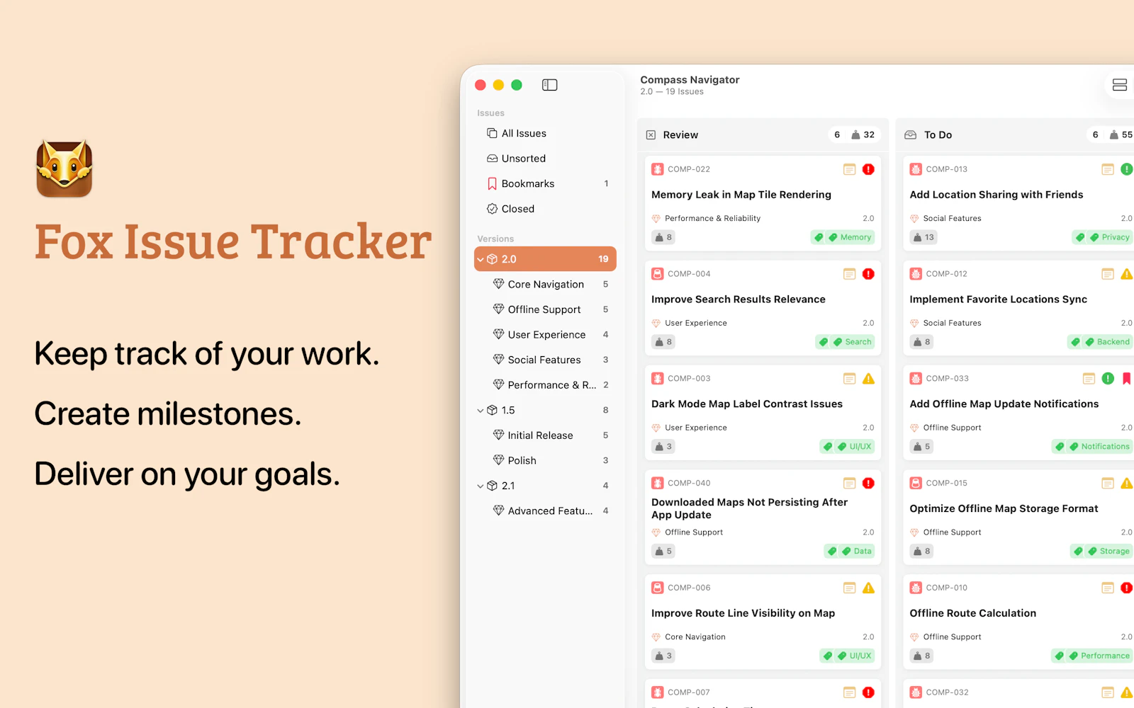 Fox Issue Tracker 4 screenshot 1