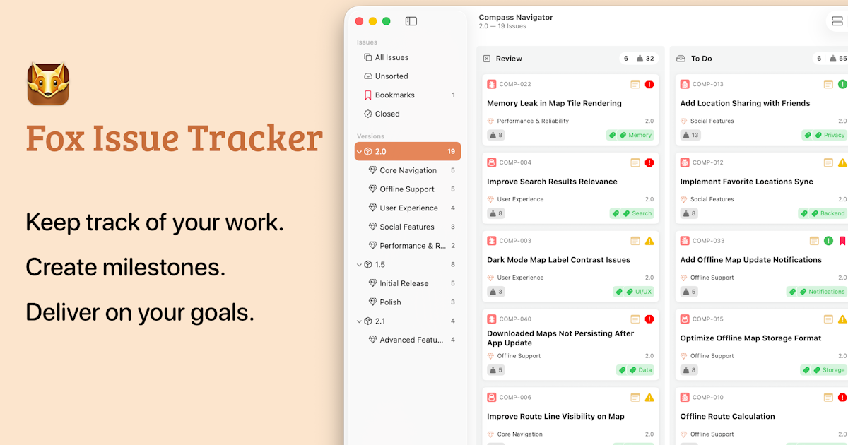 Fox Issue Tracker 4
