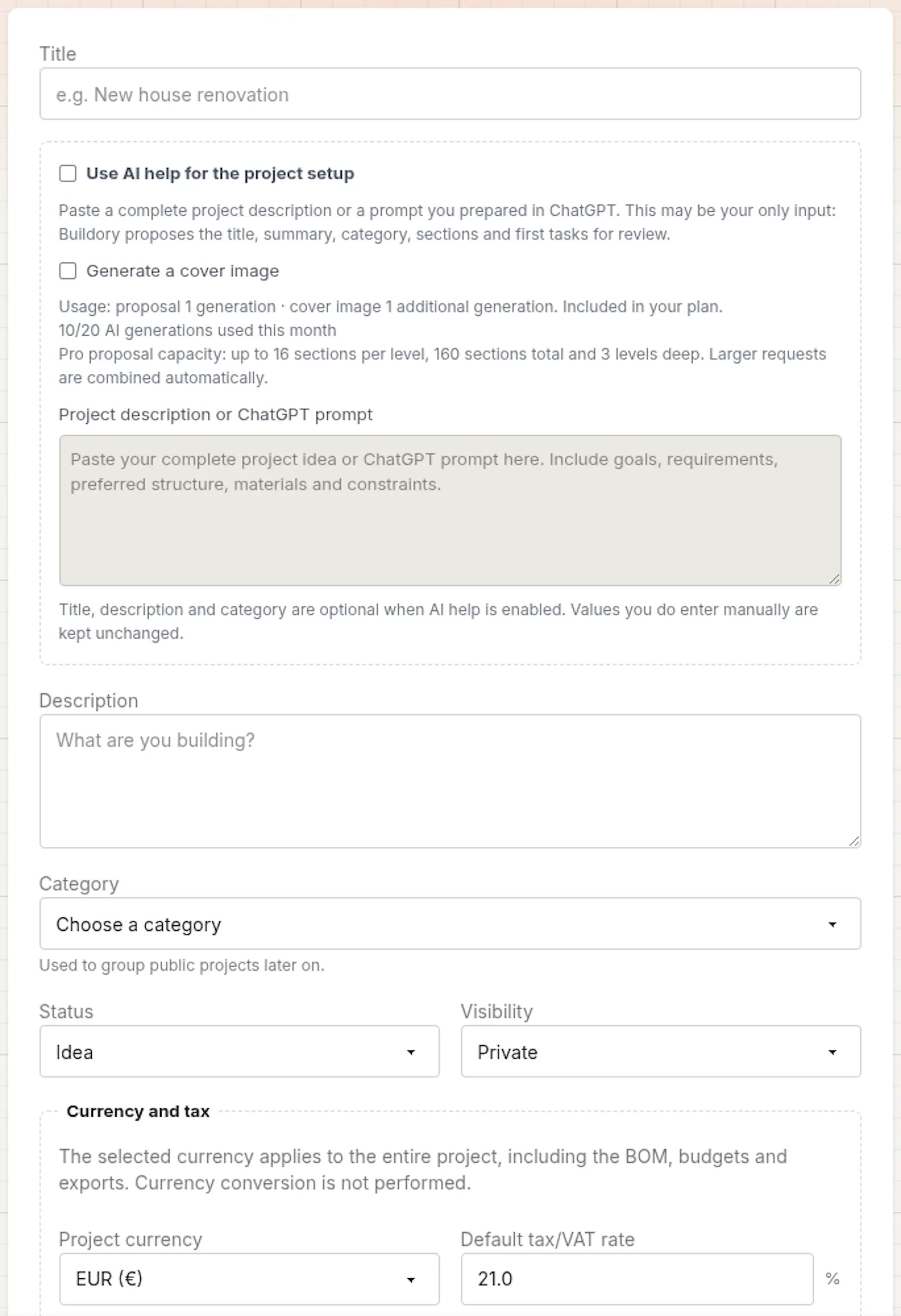 Buildory screenshot 2