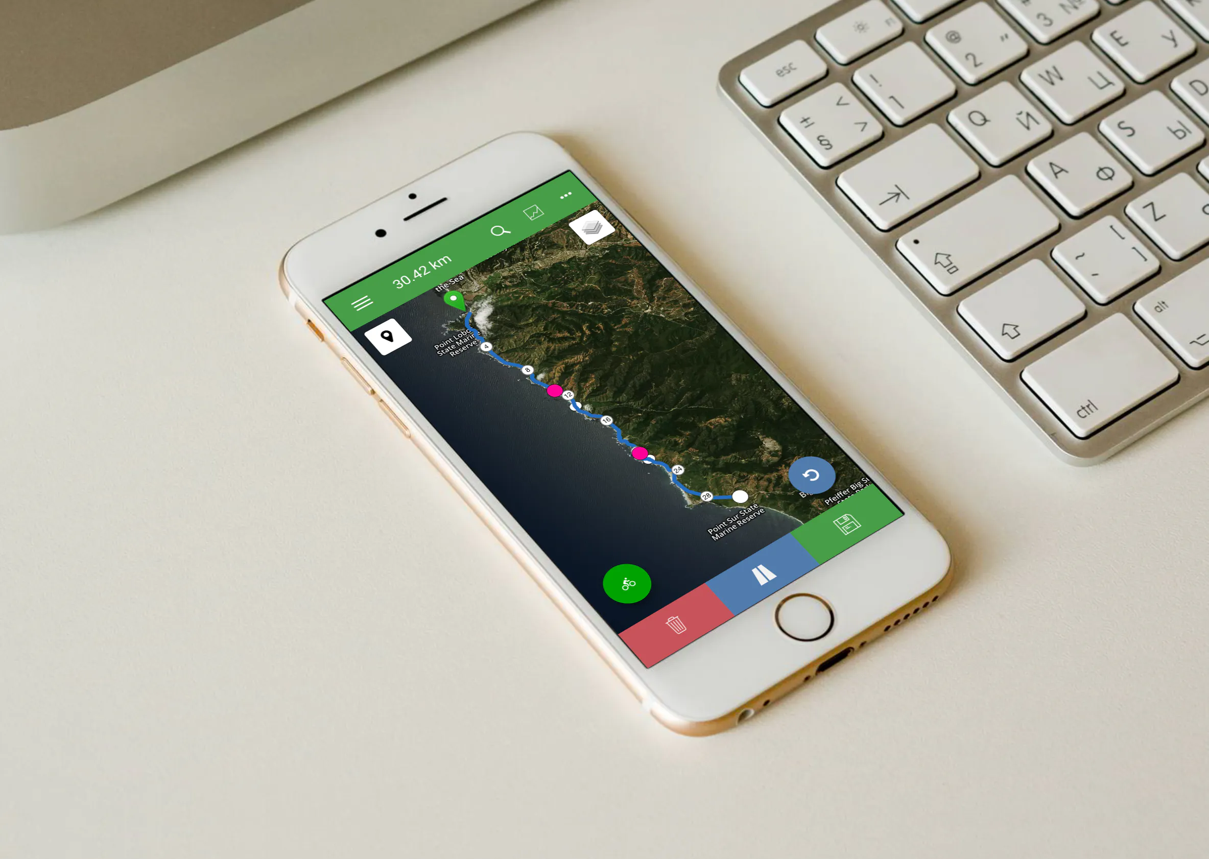 MyRoutes Offline Routeplanner