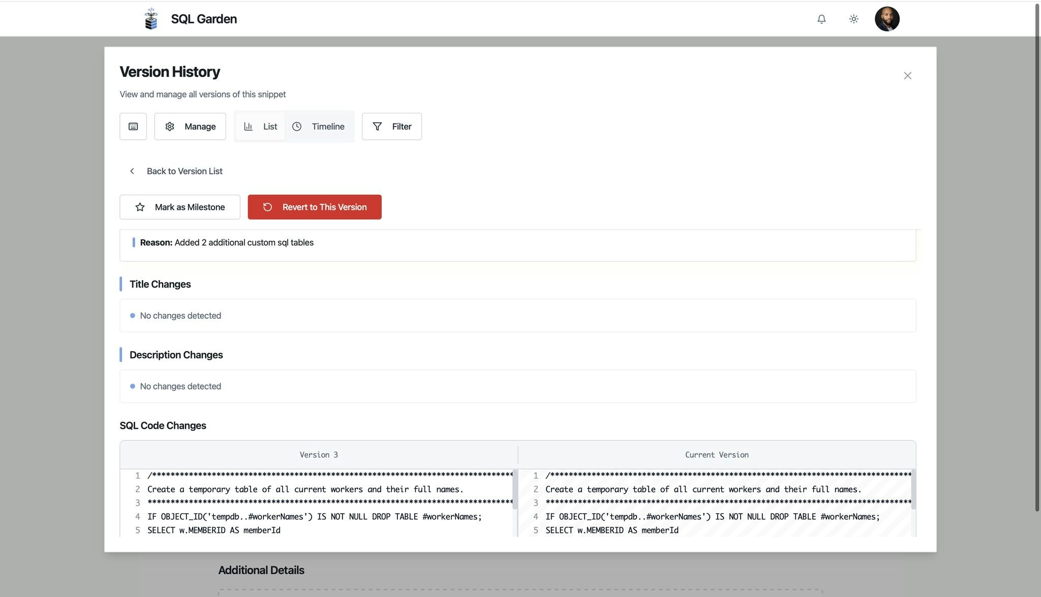 Média Jardin SQL - Organiser, version et réutiliser des extraits SQL 4