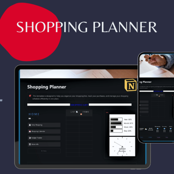 Shopping Planner