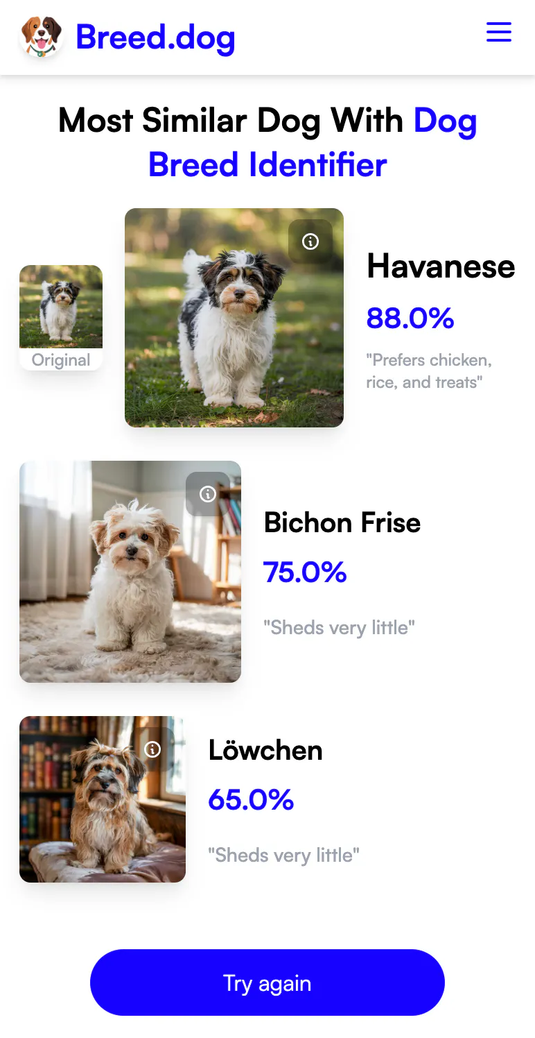 Breed.dog - AI Dog Breed Identifier gallery image
