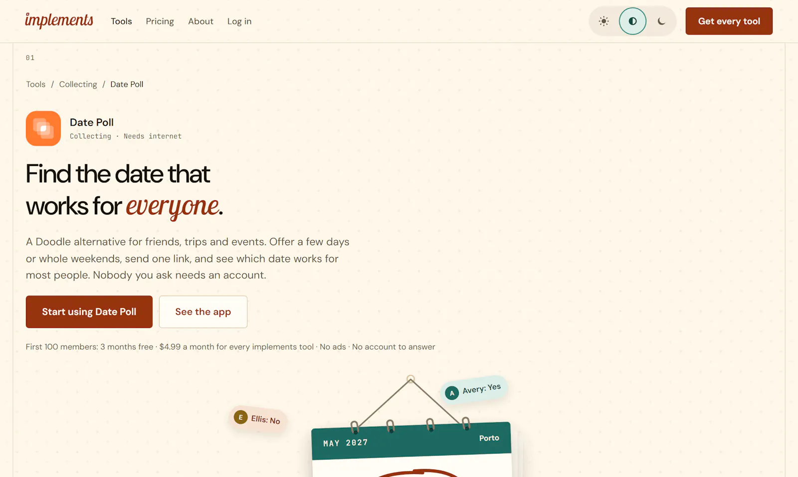 implements screenshot 6