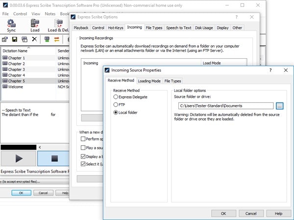 Software de transcripción expresa de escribas media 4