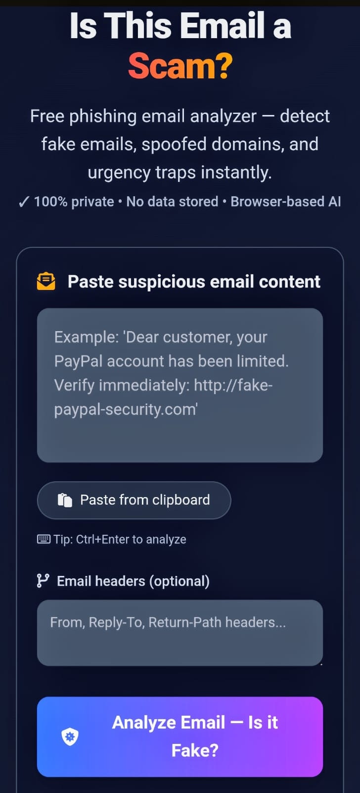 Email Scam Detector gallery image