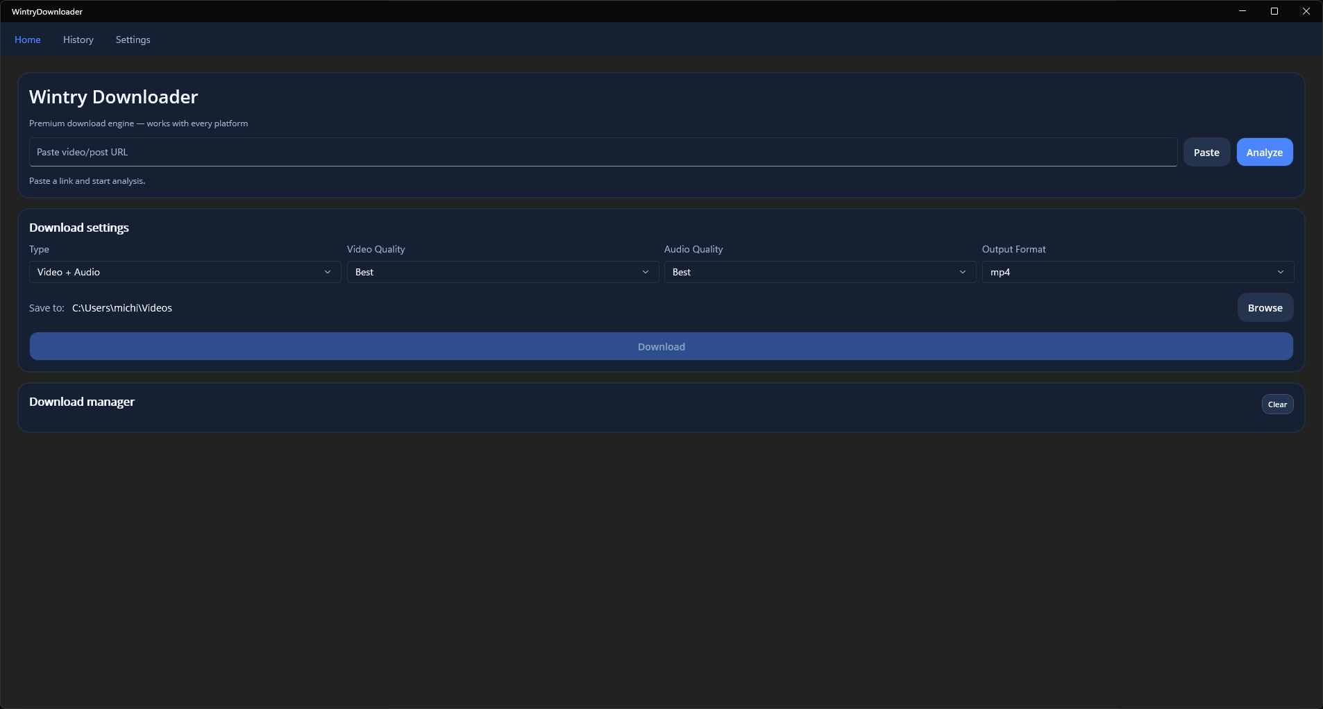 Wintry Downloader gallery image