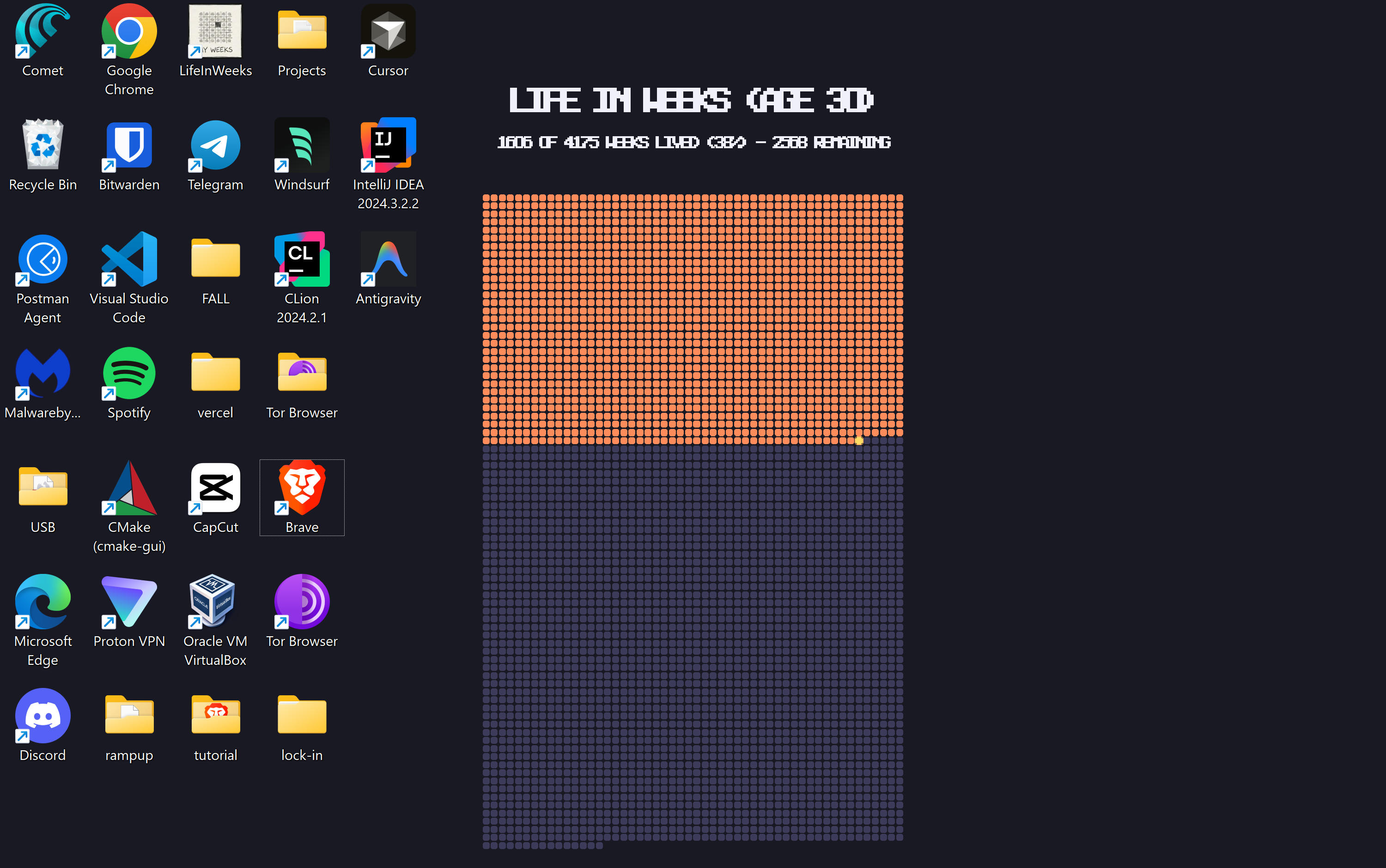 Life in Weeks - Main product screenshot demonstrating key features and user interface