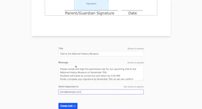 ParentSignature gallery image