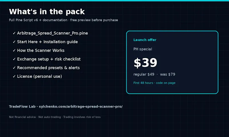 Arbitrage Spread Scanner Pro screenshot 5