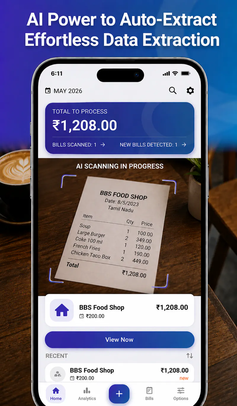 BillSnap — Money Expense Tracker screenshot 1