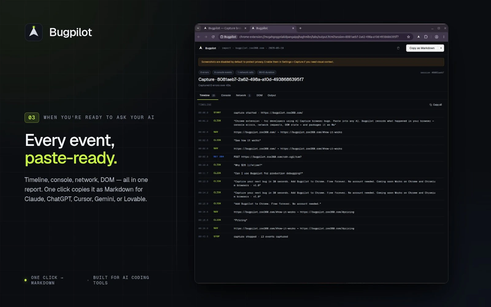 Bugpilot screenshot 4