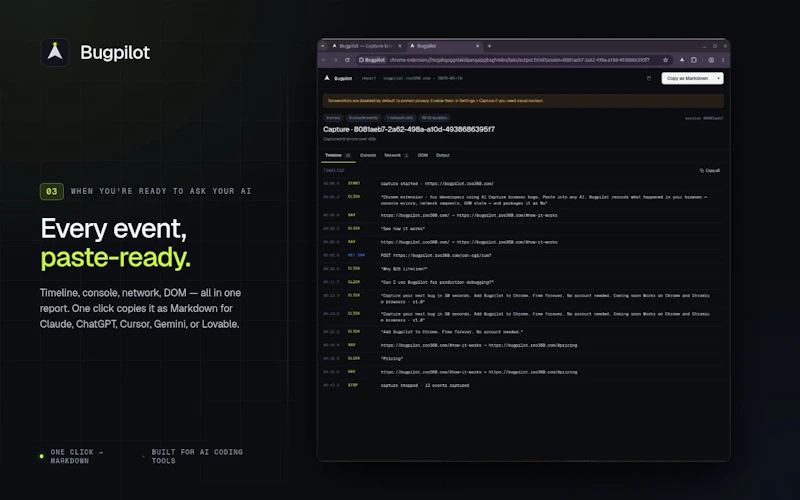 Bugpilot screenshot 4