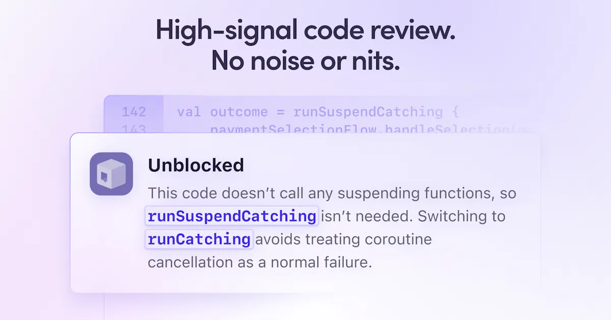 Unblocked Code Review