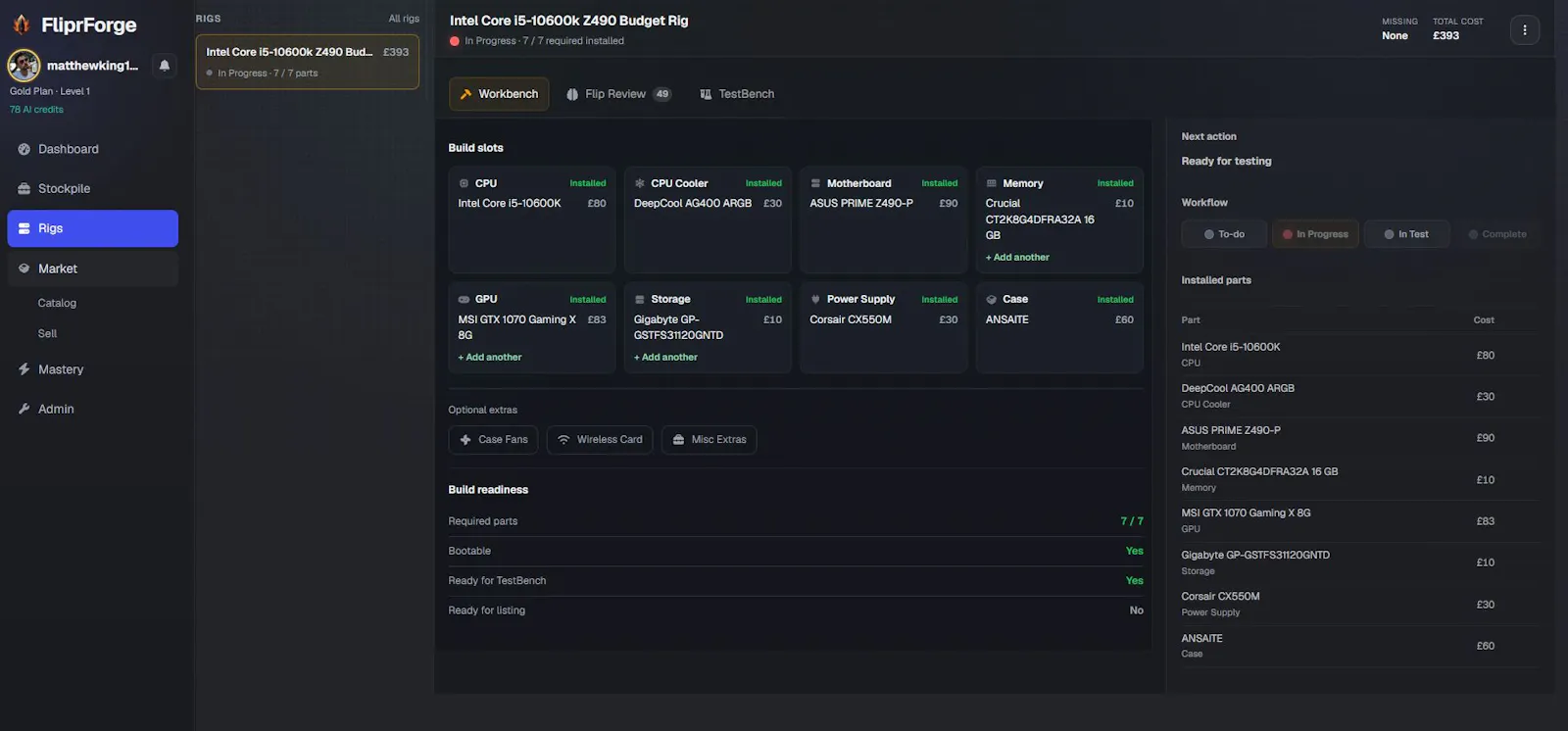 FliprForge screenshot 2