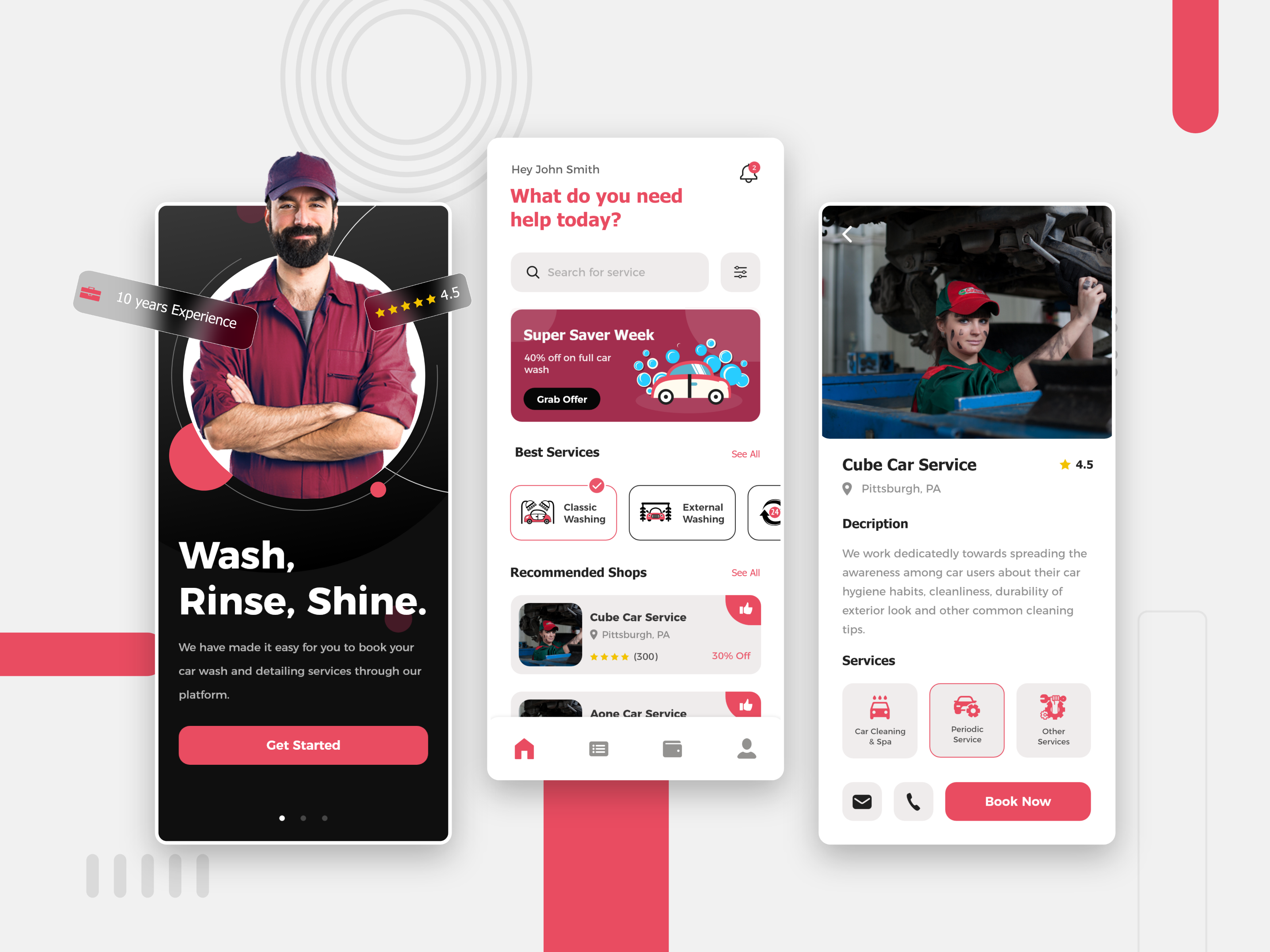 On-Demand Car Wash App