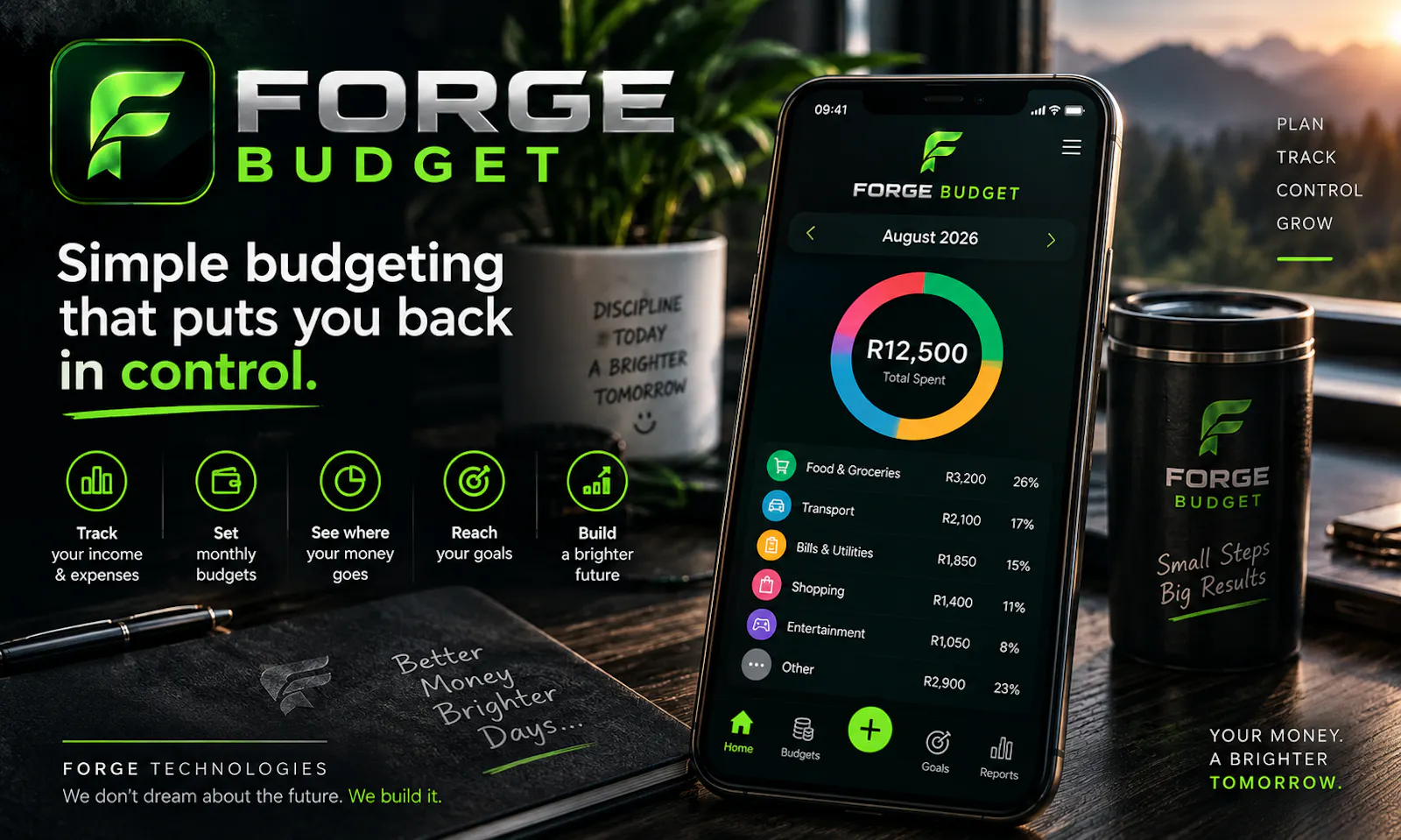 Forge Budget screenshot 1