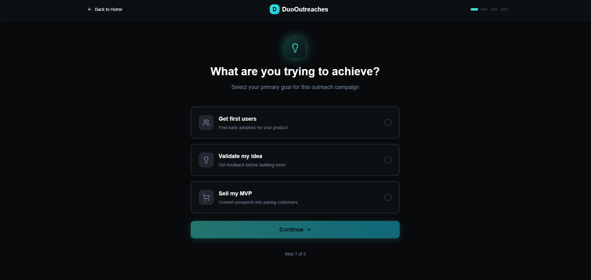 DuoOutreaches - Screenshot 4 showing product features and functionality
