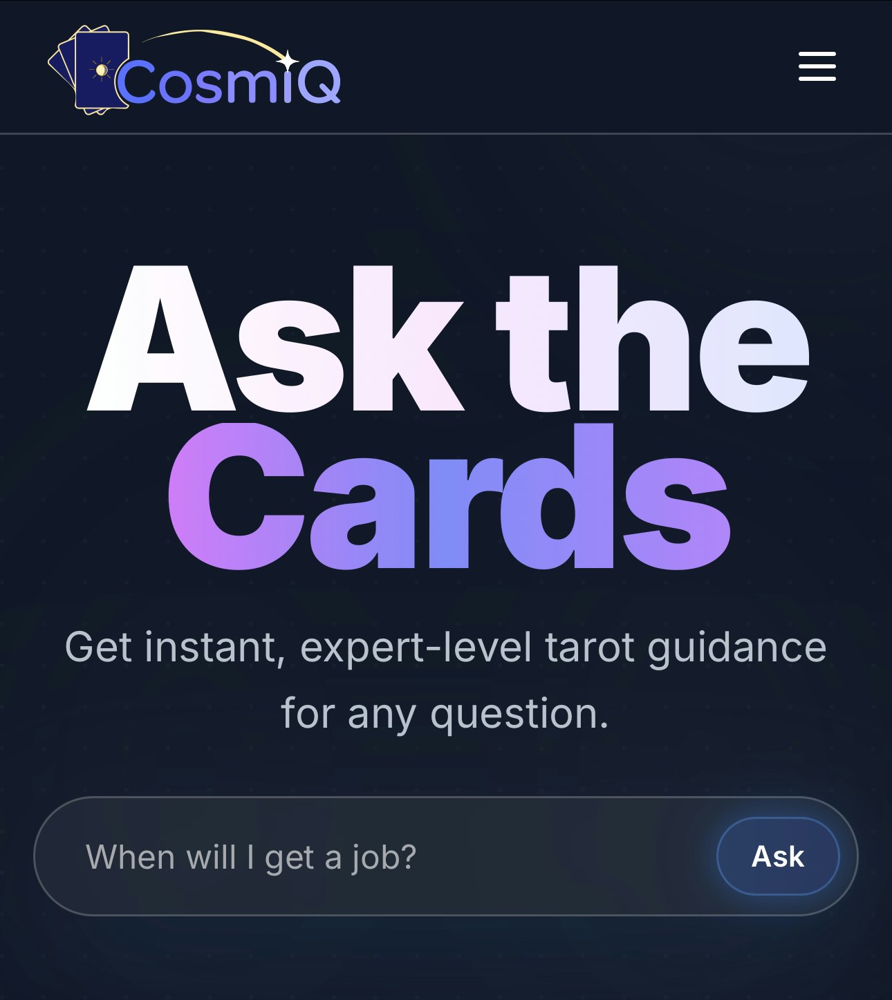 Média CosmiQ - Votre lecteur de tarot personnel 9