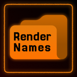 RenderNames - Product Hunt launch logo and brand identity