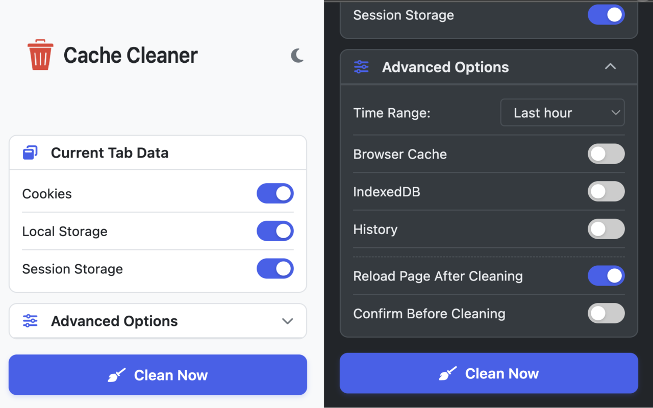 Кэш очиститель - Кэш, история, Cookies Cleaner для браузеров на основе хрома. медиа 1