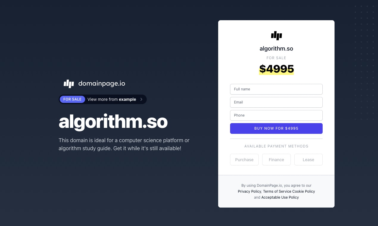 DomainPage gallery image