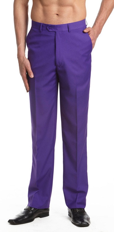 Men’s Purple Indigo Dress Pants  gallery image
