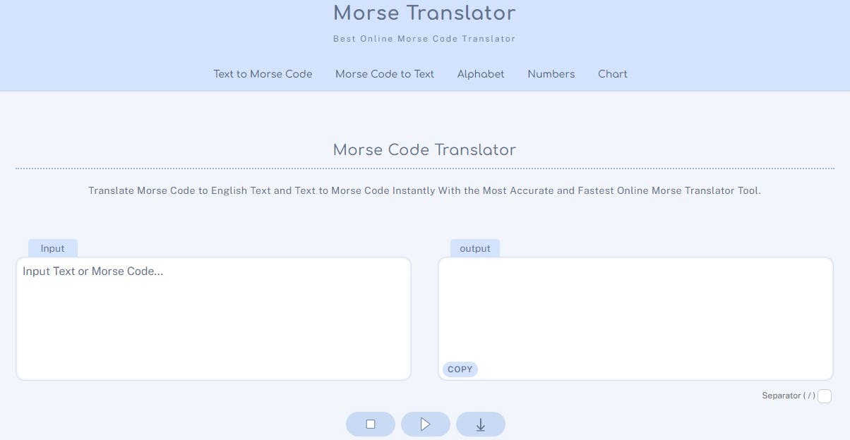 Morse Translator media 1