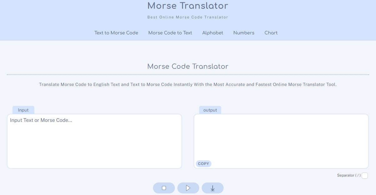 Traductora morse media 1