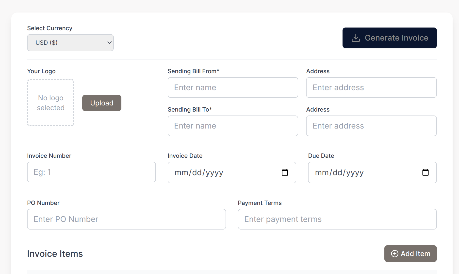 Free Invoice Generator gallery image