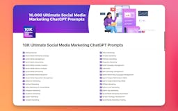 10K Social Media Marketing Prompts media 2