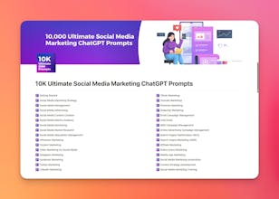 10K Social Media Marketing Prompts gallery image